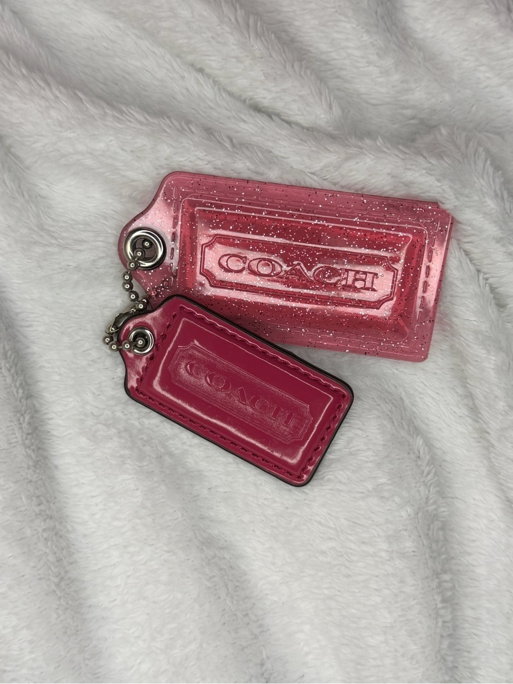 Coach Poppy Acrylic Hang Tag